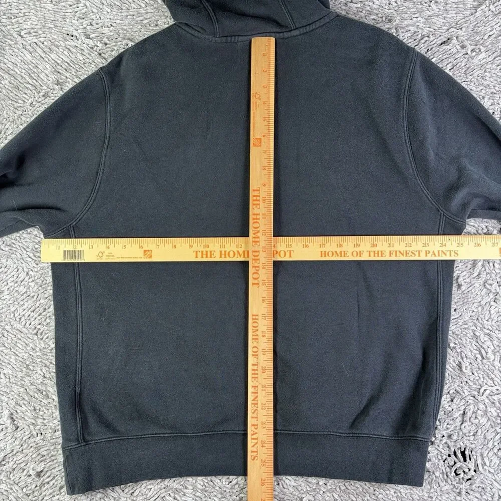 Nike Club Fleece Pullover Hoodie Mens Large Black Pullover Activewear Training